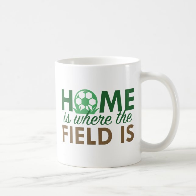 Home Is Where The Field Is Coffee Mug (Right)