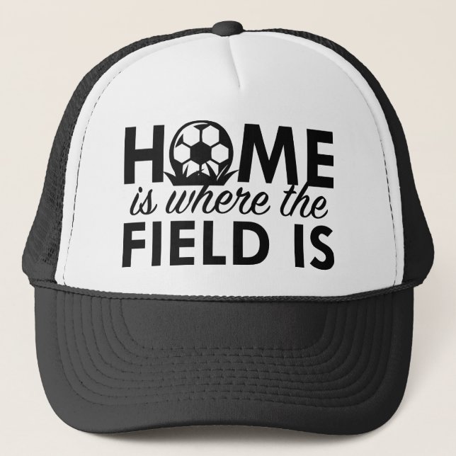 Home Is Where The Field Is Trucker Hat (Front)