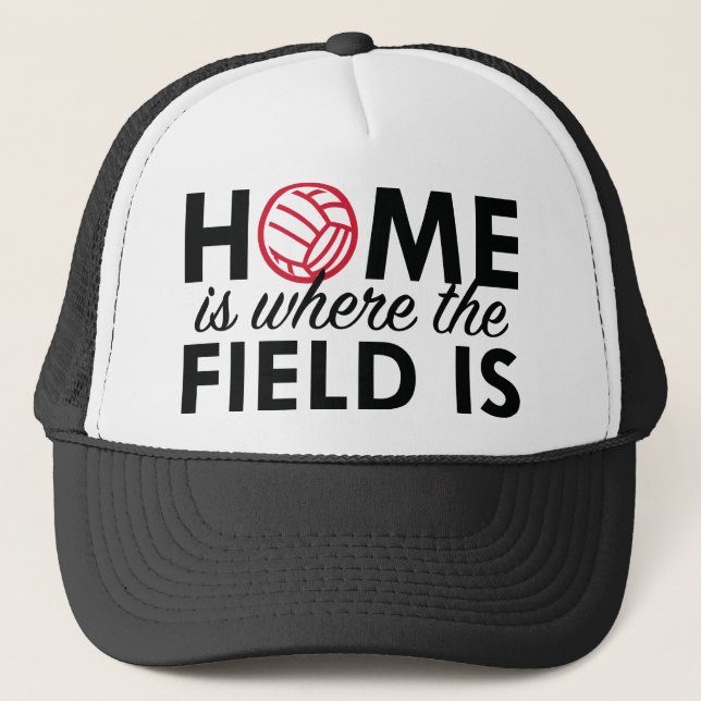 Home Is Where The Field Is Trucker Hat (Front)