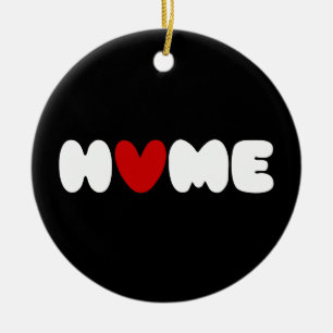 Home Is Where The Heart Is Ceramic Tree Decoration