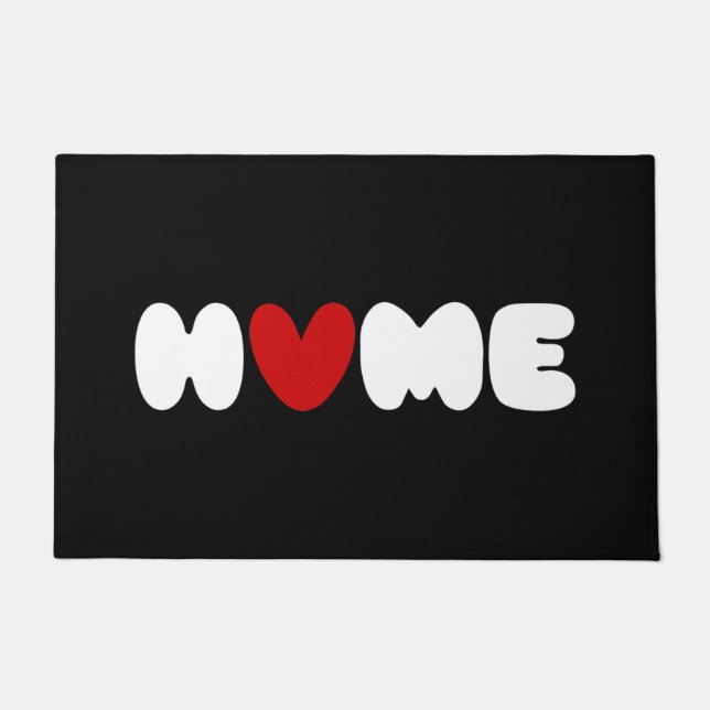 Home Is Where The Heart Is Doormat (Front)
