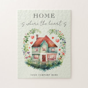Home Is Where the Heart Is Housewarming  Jigsaw Puzzle