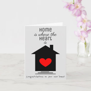Home is Where the Heart Is - New Home Card