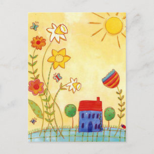 home is where the heart is postcard