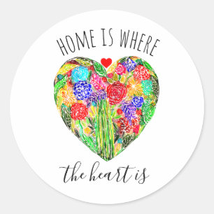 Home Is Where The Heart Is Sticker