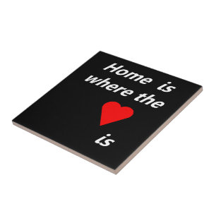 Home is where the heart is tile