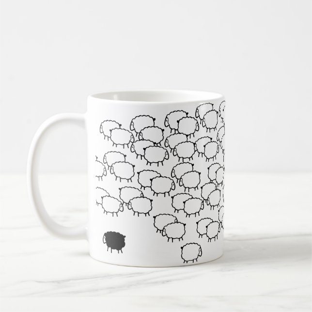 Home is where the Herd is Sheep Mug (Left)