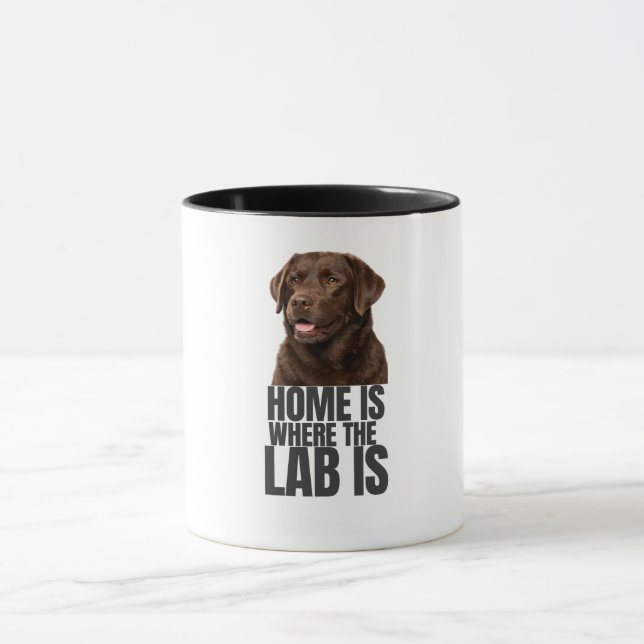Home is Where the Lab is Coffee Mug (Center)