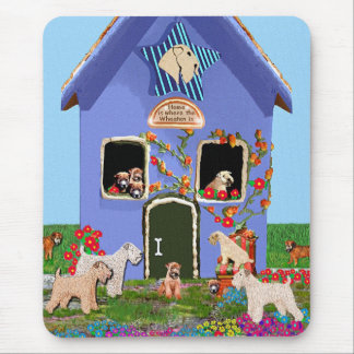 Home is Where the Wheaten Is Mouse Pad