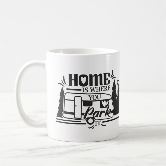 Home Is Where You Park It Coffee Mug (Left)