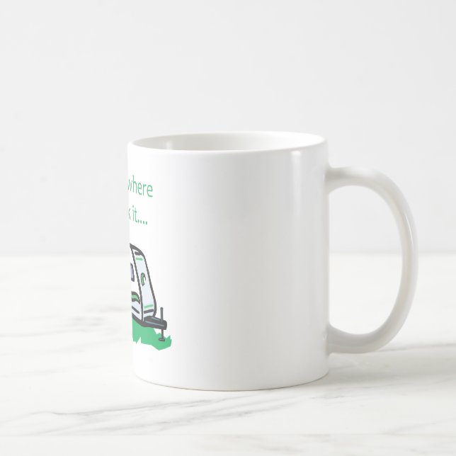 Home is where you park it. coffee mug (Right)