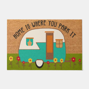 Home is where you park it Mat, Personalised Doormat