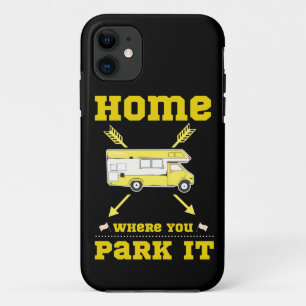 HOME IS WHERE YOU PARK IT van life                 Case-Mate iPhone Case