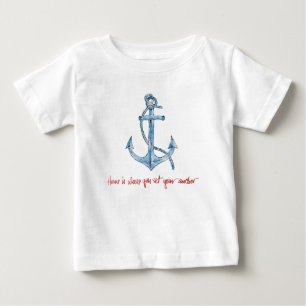Home is Where You Set Your Anchor Baby T-Shirt
