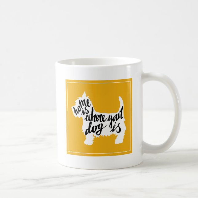Home Is Where Your Dog Is Coffee Mug (Right)