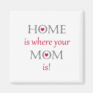 Home Is Where Your Mum Is Magnet