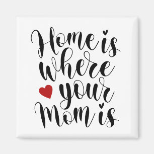 Home is Where Your Mum is Mother's Day   Magnet