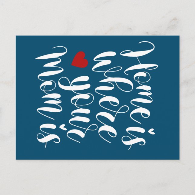 Home is Where Your Mum is Mother's Day | Postcard (Front)