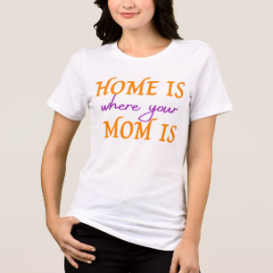 Home is where your mum is Tri-Blend shirt