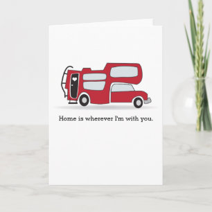 Home is Wherever I'm With You - Cute Love Card