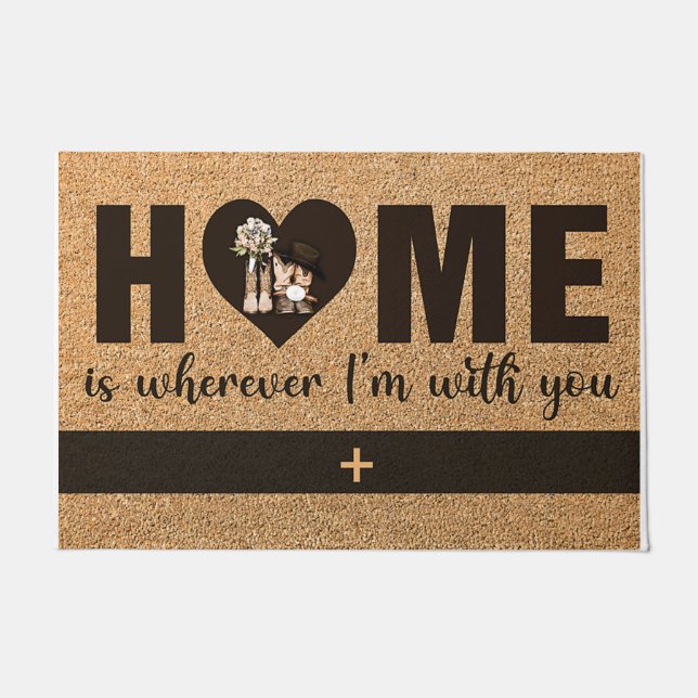 Home Is Wherever I'm With You Doormat (Front)