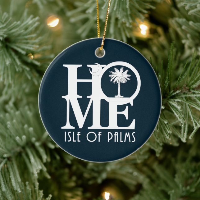 HOME Isle Of Palms Ceramic Tree Decoration (Tree)