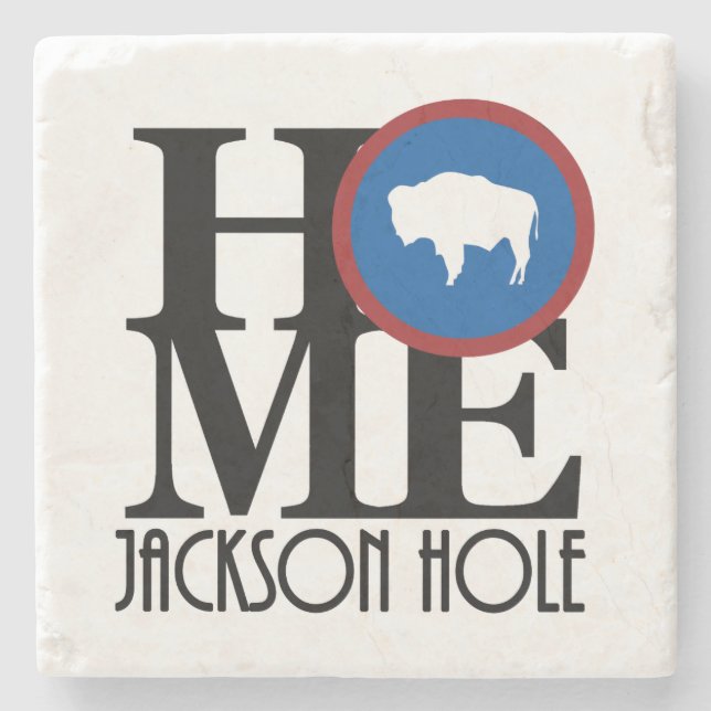 HOME Jackson Hole Stone Coaster (Front)