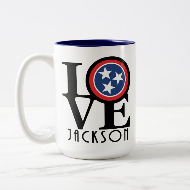 HOME Jackson  TN 15oz Two-Tone Coffee Mug (Left)