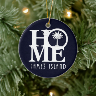HOME James Island Ceramic Tree Decoration