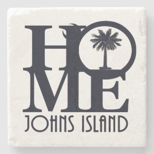 HOME Johns Island SC Stone Coaster