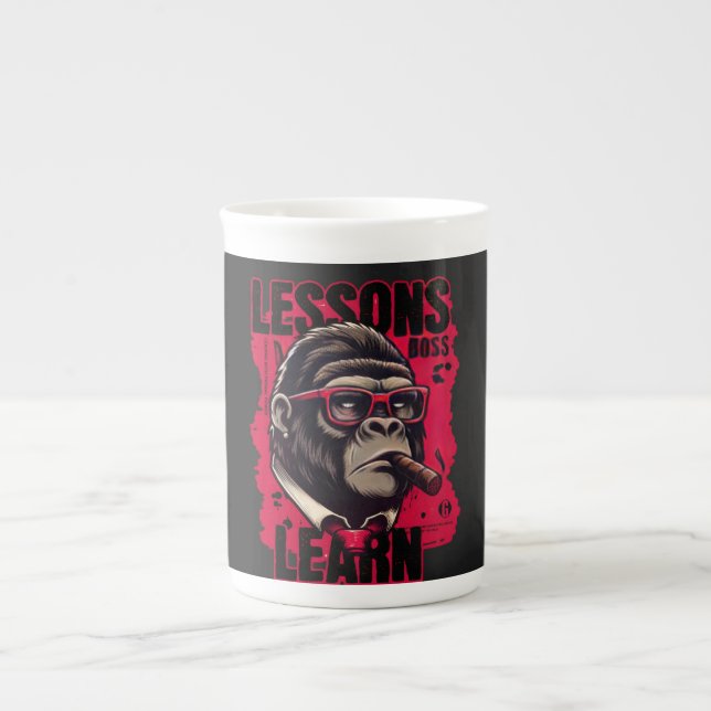 Home/Kitchen Gorilla Boss Lessons Learn Mug (Front)