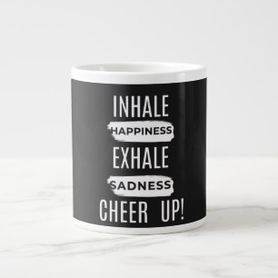 HOME/KITCHEN INHALE AND EXHALE CHEER UP MUG