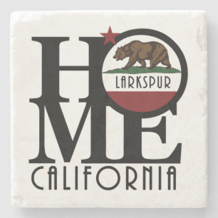 HOME Larkspur California Stone Coaster
