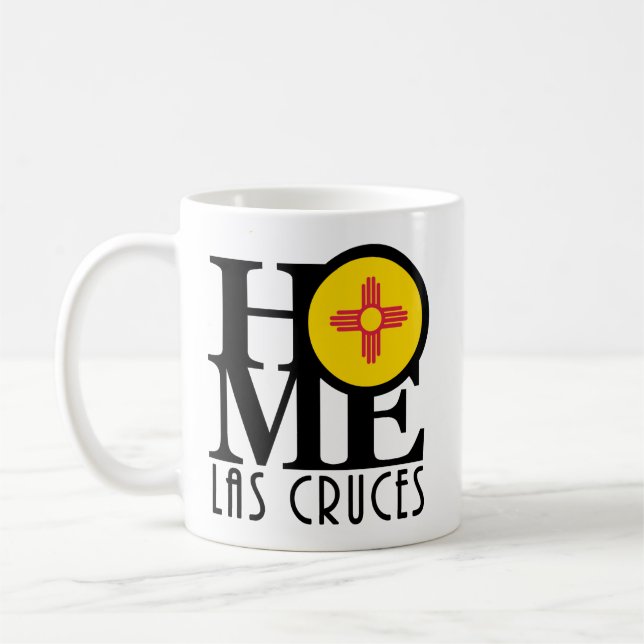 HOME Las Cruces New Mexico 11oz Coffee Mug (Left)