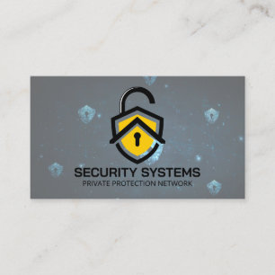 Home Lock Security Protection Service Business Card