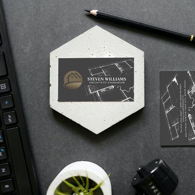 Home Logo | Blueprint  Business Card (Creator Uploaded)