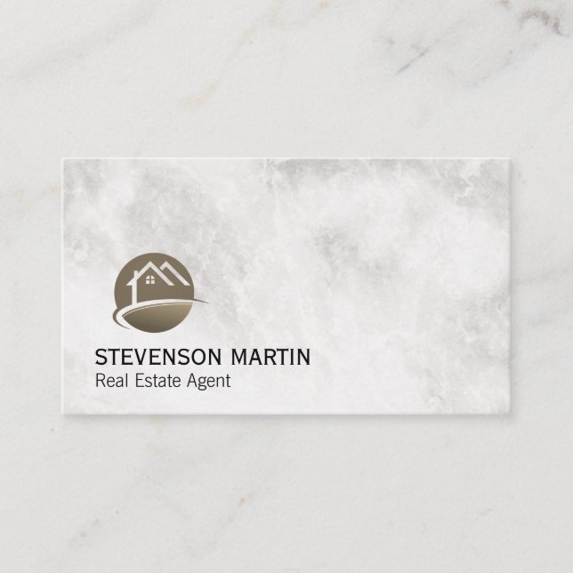 Home Logo | Real Estate Business Card (Front)