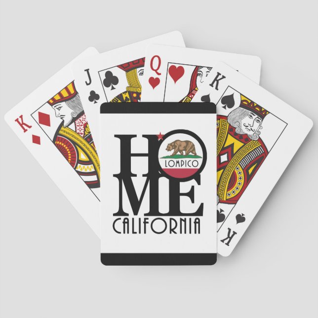 HOME Lompico California Playing Cards (Back)