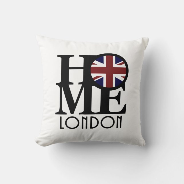 HOME London England Cushion (Front)