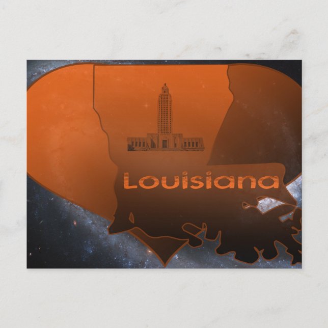 Home Louisiana Postcard (Front)