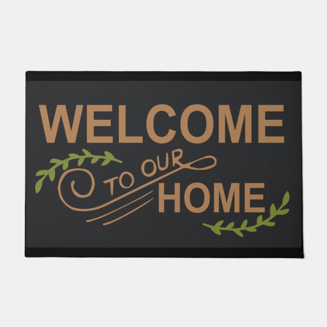 Home Lover Doormat, House Decor Welcome Mat (Front)