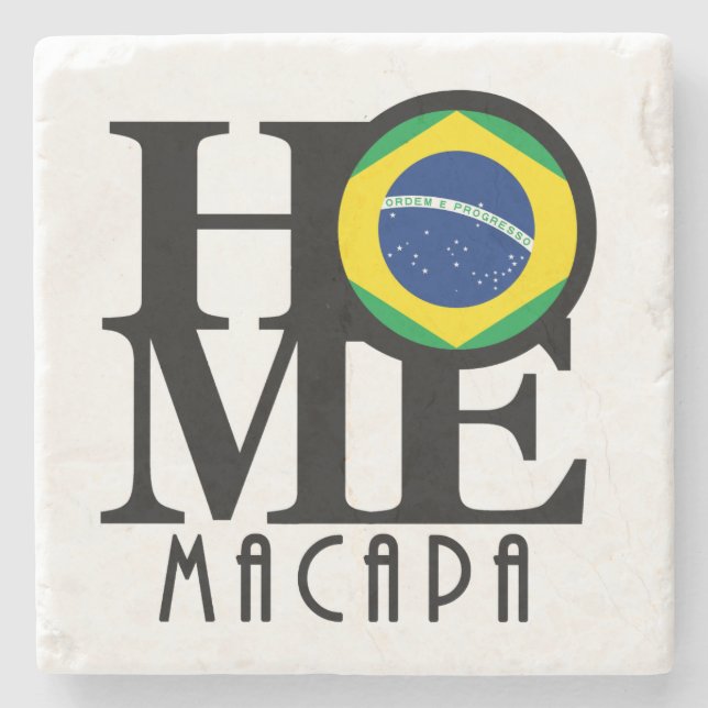 home Macapá Stone Coaster (Front)