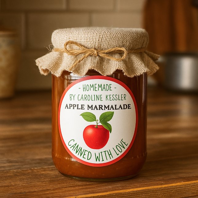 Home Made Apple Marmalade Canning Label Sheet (Creator Uploaded)
