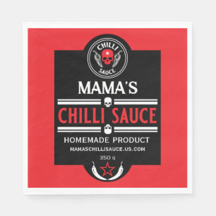 Home Made Chilli Sauce Napkin