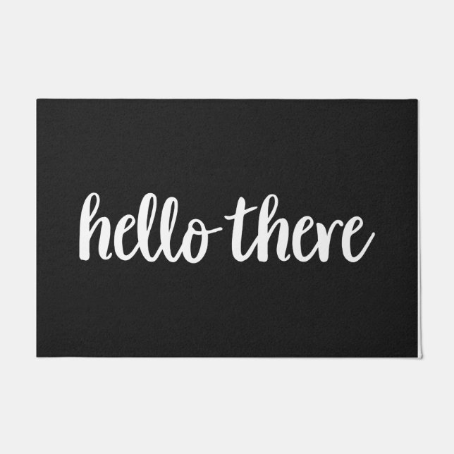 Home Mats Unique Welcome Mats Home Decor - Black (Front)