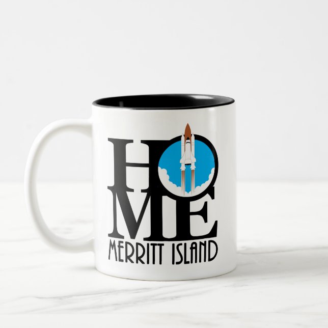 HOME Merritt Island 11oz Shuttle Two-Tone Coffee Mug (Left)