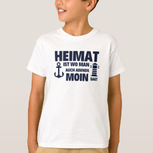 Home Moin Lighthouse Seagull North Sea T-Shirt