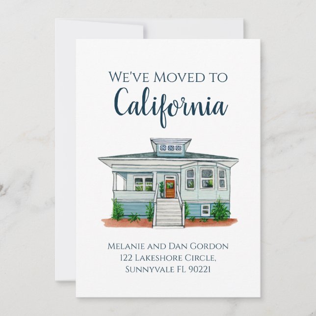 Home Moving Announcement (Front)