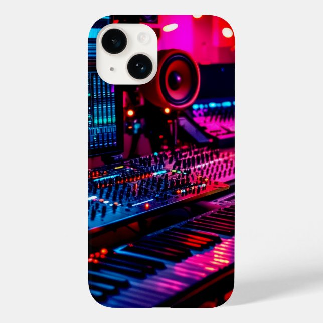 Home Music Studio Case-Mate iPhone Case (Back)