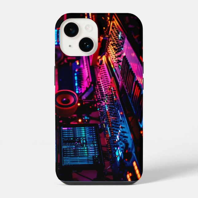 Home Music Studio iPhone Case (Back)